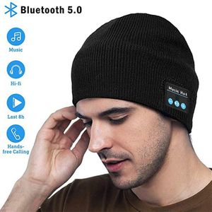 Bluetooth Beanie Hoed Headset Draadloze Hoofdtelefoon Winter Knit Hoeden Met Stereo Speaker En Microfoon Hifi Oortelefoon Voor Smartphones