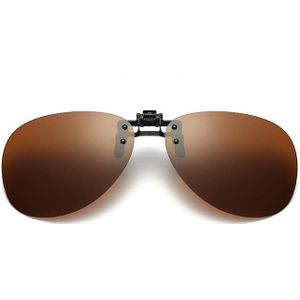 Bril Gepolariseerde Clip op Soort Dag en Nacht voor Mannelijke en Vrouwelijke Drivers Nachtzicht Rijden Zonnebril