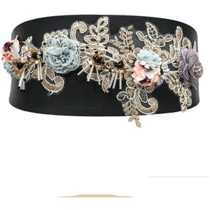 Corset Brede Bloemen Riemen Afslanken Body Riemen Voor Vrouwen Tailleband Feminin Ceinture Femme Fajas Jurk Taille Band