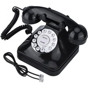 Vintage Antieke Telefoon Vaste Telefoon Vaste Grote Knop Wijzerplaat Voor Thuis Bureau Telefono Fijo Para Casa Skid Proof Voetstuk