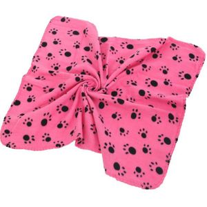 1 Pcs Pet Bed Matten Hond Deken Poot Voor Kleine Puppy Katoen Warm Voor Hond Bed Dekens Kat Matten poot Kitten Bruin Wit