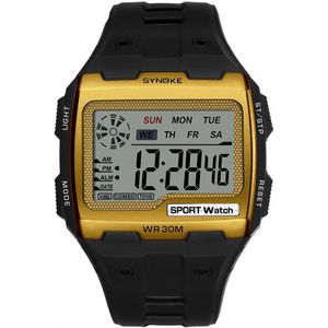 Synoke Outdoor Sport Heren Horloge Luxe Beroemde Grote Dial Led Digitale Horloges Mannelijke Klokken Mannen Polshorloge Relojes Deportivos