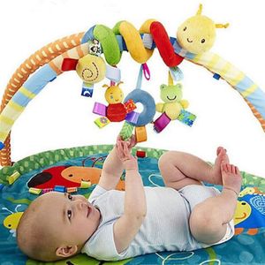 Baby Speelgoed Pasgeboren Muziek Bed Opknoping Hanger Zachte Doek Pluche Kind Baby Crib Cot Pram Opknoping Rammelaars Spiraal Wandelwagen & autostoel Speelgoed