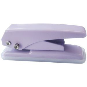 Kw-Trio Mini Metalen Enkele Perforator 1-Gat Papier Puncher 20 Vel Capaciteit 6Mm Gaten Verminderde inspanning Met Kladjes Collector # R50