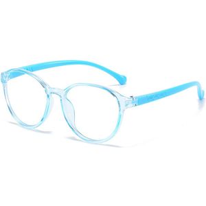 Yameize Kids Ronde Anti-Blauw Licht Bril Anti Straling Jongen Meisje Computer Brillen Kind Transparante Lens Ultralight Brillen