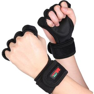 Professionele Sport Handschoenen Gym Fitness Gewichtheffen Handschoenen Dumbbell Barbell Training Pols Hand Grip Gewichtheffen Apparatuur