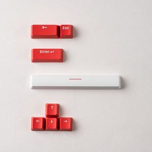 Jkdk Esc Voer Pijl Ruimte Keycaps Rood Roze Groen Blauw Oem Profiel Voor Mechanische Toetsenbord