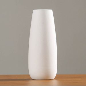moonvvin - Flower Vase - Keramische Vaas - Melkwit - Modern