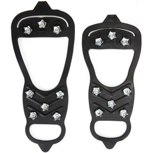 Winter Outdoor Anti-Slip Ice Klimmen Schoen Spikes Ice Grips Cleats Over Sneeuw Schoenen Covers Stijgijzers Stretch Strakke Rubber band