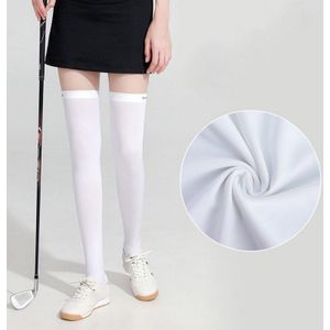 Sport Elastische Legging Kous Zonnebrandcrème Panty Golf Ijs Zijde Broek Uv-Proof Lange Been Sport Sokken