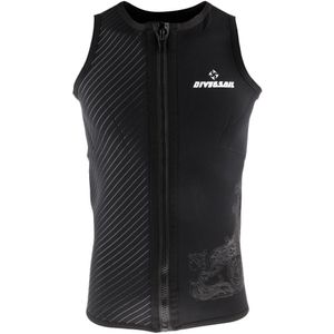 Wetsuits Vest Voor Mannen 3Mm Neopreen Top Mouwloos Rits Surf Duiken Vest Badmode Rash Guard