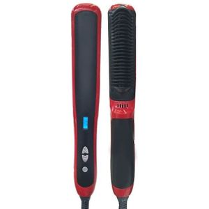 Professionele Elektrische Haar Borstel Stijltang Duurzame Elektrische Steil Haar Kam Borstel Snelle Verwarmde Keramische Borstel