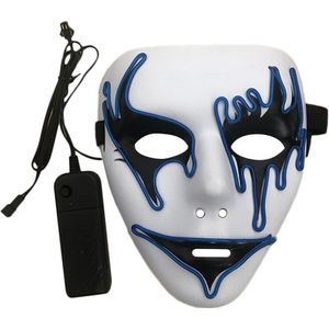 Masker Halloween Led Illuminating Masker Koele Geschilderd Masker Plastic Play Masker Voor Bar Ktv Party Party Light Up Maskers Glow in Dark