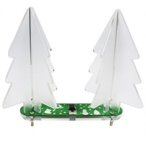 Led Kerstboom E-Learning Kit Full Color Led Licht 3D Kerstboom Zeven Soorten Veranderende Effect