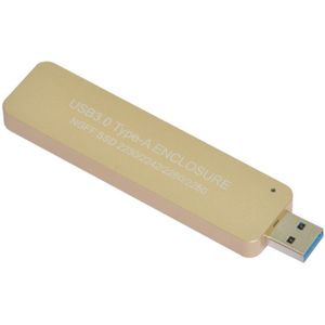 SP USB3.0 Aluminium HDD Case TYPE-A OM NGFF M2 SSD Externe Behuizing Enbedded Hard Drive Adapter voor 2242 2260 2280 vaste type