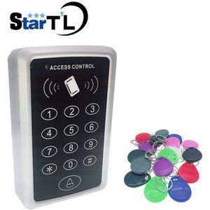 T11 Gate Toegangscontrole Systeem Rfid Toegangscontrole Reader 10 EM4100 Sleutelhangers 125 Khz Kaartlezer Voor Deur Access