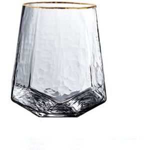 Europa Diamond Wijn Glas Cup Goud Draad Beker Loodvrij Kristal Kopjes Champagne Glazen Cups Wedding Party Drinkware