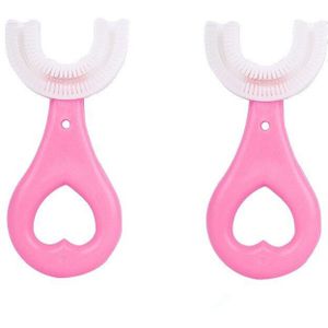 Baby Tandenborstel U-Vormige Handleiding U-Vormige Tandenborstel 2-3-6-12 Jaar Oude Baby zachte Wol Siliconen Automatische Elektrische Tandenborstel