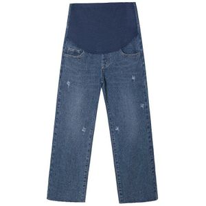 Losse Wijde Pijpen Denim Jeans Moederschap Broek Broek Voor Zwangere Vrouwen Kleding Vintage Zwangerschap Jeans Hoge Taille Herfst Broek