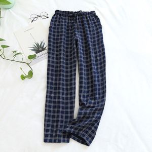 Lounge Wear Plaid Katoen Slapen Tousers Voor Vrouwen Mode Dames Grote Size Thuis Pijama Broek Losse Pyjamabroek