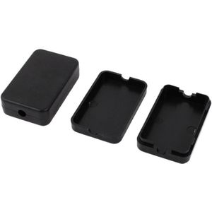 2 Pcs 55X35X15Mm Plastic Elektrische Verzegelde Draad Switch Junction Box Zwart