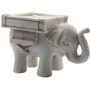 Mode Kandelaar Gesneden Olifant Stand Hars Houder Kaars Thuis Ornament Decoratie