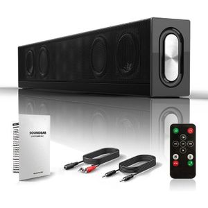 20W Bluetooth Speaker S688 Home Theater Soundbar Super Bass Draagbare Draadloze Pc Tv Speaker Subwoofer Mic