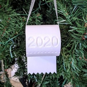 Kerstboom Decoratie Stereo Wit Diy 9*5*5.2Cm Plastic Gesimuleerde Roll Papier Hanger