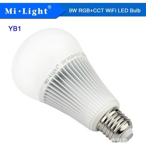9W Wifi Rgb + Cct Led Lamp Milight YB1 2.4G Draadloze Led Lamp AC100-240V 2700K-6500K Dimbare 2 In 1 Smart Miboxer Led Licht