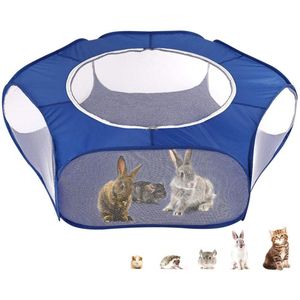 Draagbare Pet Box Outdoor Indoor Spel Vouwen Hek Voor Kleine Dieren Kooi Tent Voor Konijnen Hamsters Chihuahuas