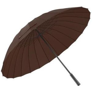 Hoogwaardige 24 Bot Paraplu Man Vrouwen Lange steel Handmatig Winddicht Outdoor Grote Sunny Regen Paraplu