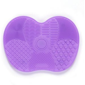 Multifunctionele Make-Up Borstel Cleaner Silicone Cleaning Pad Met Zuignap Draagbare Schoonmaken Mat Meerdere Robuuste Patronen