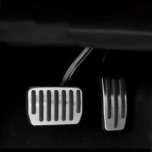 Accessoires Exterieur Metaal en Rubber Pedaal Brake Clutch Accelerator Voet Cover voor Tesla Model X