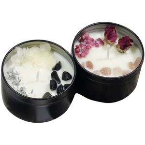 Handgemaakte Aromatherapie Kaars Bewaarde Bloemen Kristal In Kaarsen Romantische Valentijnsdag Creatief Cadeau