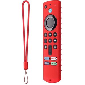 Voor Brand Tv Stok 3Rd Generatie Voice Afstandsbediening Siliconen Case Lichtgewicht Antislip Schokbestendig Met Band