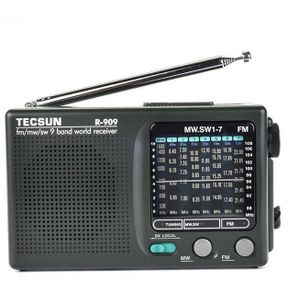Tecsun R-909 - Draagbare Radio - FM/MW/SW - 9 Band - Stereo Radio