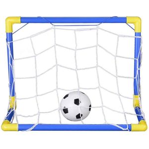 Opvouwbare Mini Voetbal Voetbal Doelpaal Net Set + Pomp Kids Sport Indoor Outdoor Games Speelgoed Kind plastic !