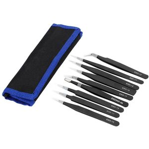 Niceyard Anti Statische Bga Werk Precisie Reparatie Tools Kit Voor Elektronica Telefoon Repareren Hand Tool Esd Pincet Set 9 Stks/set