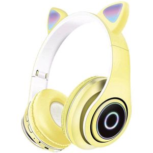 Kat Draadloze V5.0 Stereo Oortelefoon Bluetooth Hoofdtelefoon Muziek Headset Fm Sd-kaart Met Mic Voor Mobiele Xiaomi Iphone Sumsamg Tablet