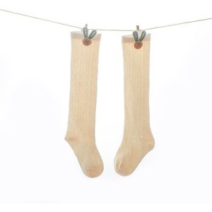 Leuke Baby Sokken Zachte Katoenen Zomer Mesh Baby Meisjes Knie Hoge Sokken Voor Jongens Effen Kleur Elastische Peuter Kids Lange sokken 1-3 Jaar