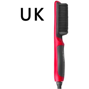 Haar Rechte Elektrische Stijltang Stoom Kam Baard Stijltang Styler Borstel Haar Styling Tools
