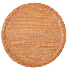 24Cm/9.4 &#39;&#39;Grote Ronde Houten Plaat Gerechten Brood Pizza Dessert Dienblad Platters Voor Thee Koffie Wijn bar Restaurant Decoratie