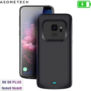 Batterij Case Voor Samsung Galaxy S9 S8 Plus Batterij Draadloze Opladen Powerbank Case Power Bank Voor Samsung Note 8 note 9