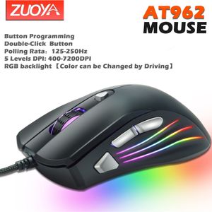 Originele Bedrade Rgb Gaming Mouse Optical Gamer Muizen Verstelbare Dpi Met Backlight Voor Laptop Computer Pc Professionele Game