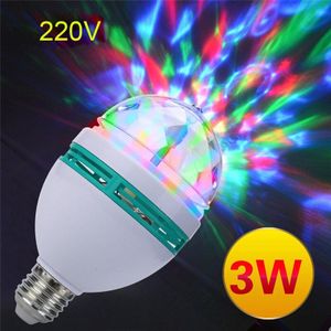 E27 3W Ac220v Kleurrijke Draaiende Bubble Stage Light Disco Dj Party Licht Bar Ktv Verlichting Lamp