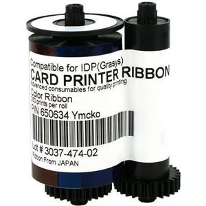 Compatibel Idp Smart 30S 50S 50D 50L Id Kaart Printer 650740 SIADC-S-K Monochroom Zwart Lint, 1200 Beelden Per Rol