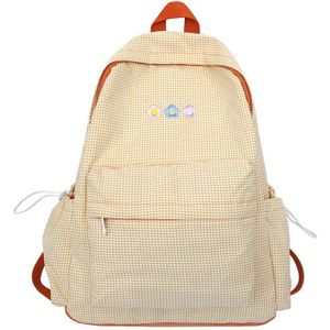 Dcimor Plaid Vrouwen Rugzak Vrouwelijke Borduurwerk Schooltas Voor Tiener Meisjes Rugzak Boekentas Mochilas