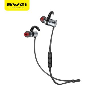 AWEI AK5 Dual Power Draadloze Koptelefoon Bluetooth Magnetische HiFi Headset Sport Waterdichte Oordopjes CVC Oortelefoon Oordopjes Voor Telefoons