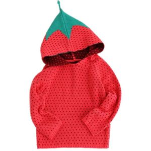 Herfst Winter Kids Trui Rode Aardbei Stijl Voor Jongens Meisjes Baby Fall Truien Winter Kleding