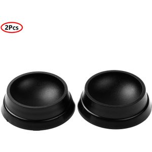2 Stuks Stoel Wiel Stoppers Zwarte Anti-Slip Rubber Stoel Baby Bed Kinderwagen Zwenkwiel Stoppers Floor Oppervlak protector Pads